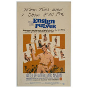 Ensign Pulver - Original 1964 Warner Bros Window Card